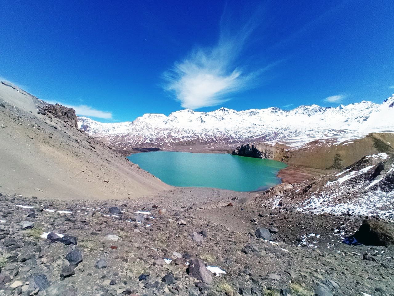 Cascadas y Laguna del Atuel